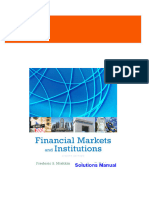 Instant Download for Financial Markets and Institutions 8th Edition Mishkin Solutions Manual 2024 Full Chapters in PDF