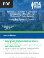 Selection & Application Considerations of Fans Used in Variable Air Volume Systems