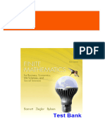 Finite Mathematics for Business Economics Life Sciences and Social Sciences 13th Edition Barnett Test Bank all chapter instant download