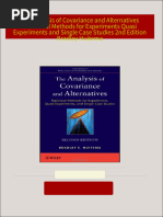 Instant ebooks textbook The Analysis of Covariance and Alternatives Statistical Methods for Experiments Quasi Experiments and Single Case Studies 2nd Edition Bradley Huitema download all chapters