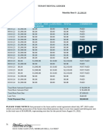 RENT PAYMENT LEDGER