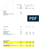 Bookkeeping for Cost Plus Fire Arms Llc Mothly Worksheet