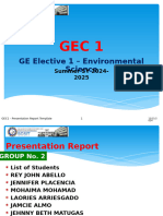 Template GEC1 Presentation Report