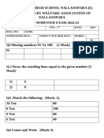 1 STD MATHS