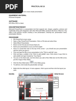 Practical 16-19 MS PowerPoint