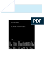 Instant Download Plant Speciation Verne Grant PDF All Chapters