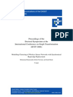 Modelling Clustering of Wireless Sensor Networks With Synchronised Hyperedge Replacement