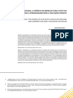 LUDOPEDAGOGIA: A ESSÊNCIA DO BRINCAR COM O FOCO NO  ENSINO E APRENDIZAGEM PARA A EDUCAÇÃO INFANTIL