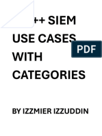 500++ SIEM Use Cases With Categories