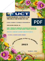 INFORME PROYECTO AMBIENTAL TEORIA Y ENFOQUEES PEDAGOGICOS