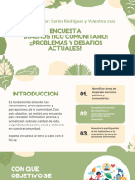 Presentación Proyecto Sobre Naturaleza Orgánico Verde