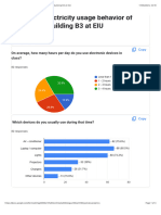 Survey on Electricity Usage Behavior of Students at Building B3 at EIU