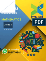 Maths X-Extra Mile SQP &MS Set 1 2024-25