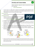 Notes - 01  Biodiversity And Conservation