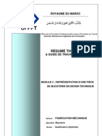 M03 Présentation D'une Pièce de Bijouterie en Dessin Technique