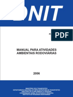 Manual para Atividades Ambientais Rodoviarias