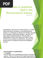 Principle of Lyophilizer