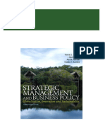 Download Complete Strategic Management and Business Policy Toward Global Sustainability 14th Edition PDF for All Chapters