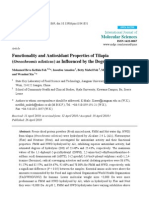 Functionality and Antioxidant Properties of Tilapia (Oreochromis Niloticus) As Influenced by The Degree of Hydrolysis