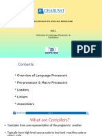 Unit 1-Overview of Language Processors and Translators