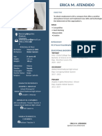 Sample-resume Erica Atendido