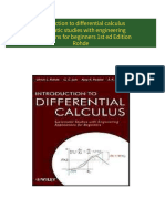 Introduction to differential calculus systematic studies with engineering applications for beginners 1st ed Edition Rohde download pdf