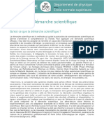 demarche scientifique