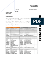 BP 105.14 - SUBSTITUIÇÃO DE PEÇAS