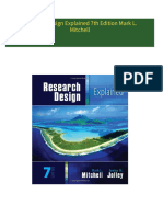 Instant Download Research Design Explained 7th Edition Mark L. Mitchell PDF All Chapters