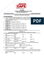 11th CBSE Applied Mathematics 24-25 Half Yearly (Que)