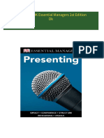 Instant Download Presenting DK Essential Managers 1st Edition Dk PDF All Chapters