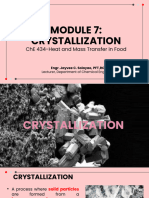 ChE 434_Module 7 - Crystallization