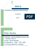 Test de Wisc III