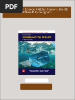 Download Full Environmental Science: A Global Concern, 16e ISE William P. Cunningham PDF All Chapters