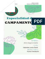 especialidad de campamento II Alicia