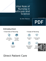 The Vital Role of Nursing in Healthcare and Science