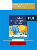 Instant Access to Longitudinal Structural Equation Modeling 1st Edition Todd D. Little ebook Full Chapters