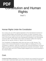 Constitution and Human Rights - I