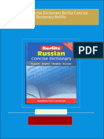 Russian Concise Dictionary Berlitz Concise Dictionary Berlitz download pdf