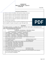 Chemistry Practice Paper