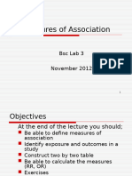 3. Measures of Association