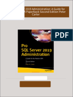 [FREE PDF sample] Pro SQL Server 2019 Administration: A Guide for the Modern DBA Paperback Second Edition Peter Carter ebooks