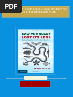 How the Snake Lost its Legs Curious Tales from the Frontier of Evo Devo Lewis Jr I.H. download pdf