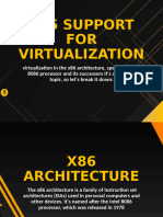 x86 Support for Virtualization