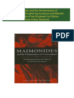 Immediate download Maimonides and the Hermeneutics of Concealment Deciphering Scripture and Midrash in the Guide of the Perplexed 1st Edition James Arthur Diamond ebooks 2024