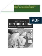 Instant download Dutton’s Orthopaedic: Examination, Evaluation and Intervention, 4th Edition Mark Dutton pdf all chapter