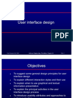 Design of User Interface