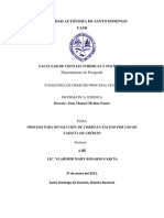 Proceso de Devolucion de Cobro en Exceso en Una Tarjeta de Crédito