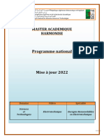 Master Energies Renouvelables Electrotechnique