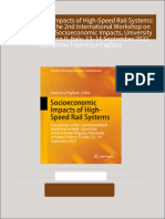 Immediate download Socioeconomic Impacts of High-Speed Rail Systems: Proceedings of the 2nd International Workshop on High-Speed Rail Socioeconomic Impacts, University of Naples Federco II, Italy, 13–14 September 2022 1st Edition Francesca Pagliara ebooks 2024